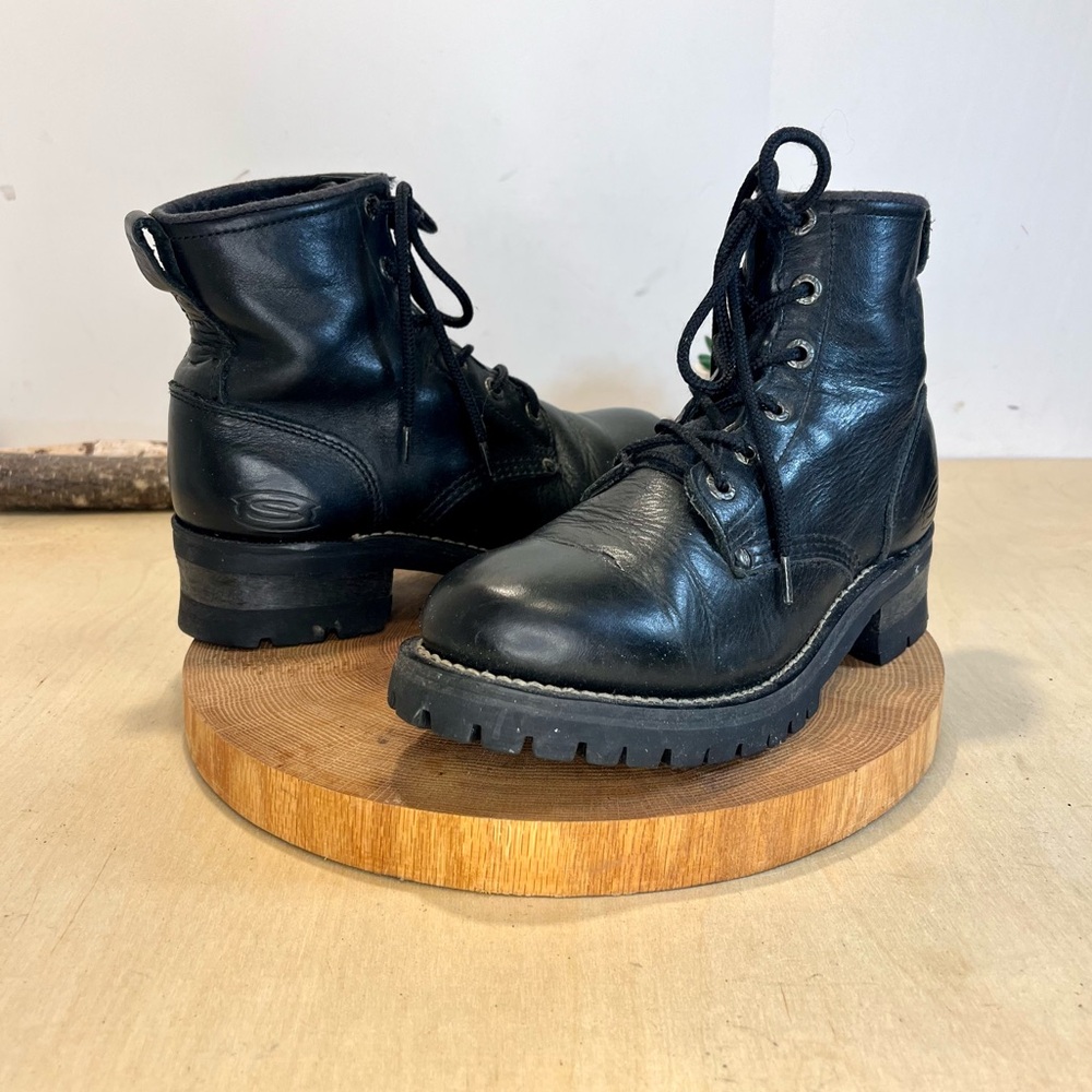Skechers Black Combat & Moto Boots